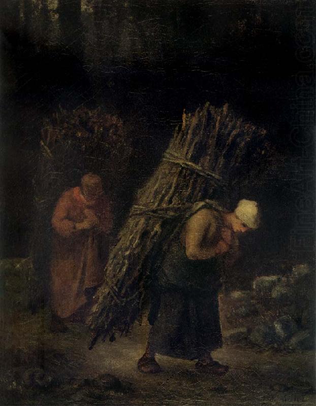 Jean Francois Millet Peasant Women Carrying Firewood china oil painting image